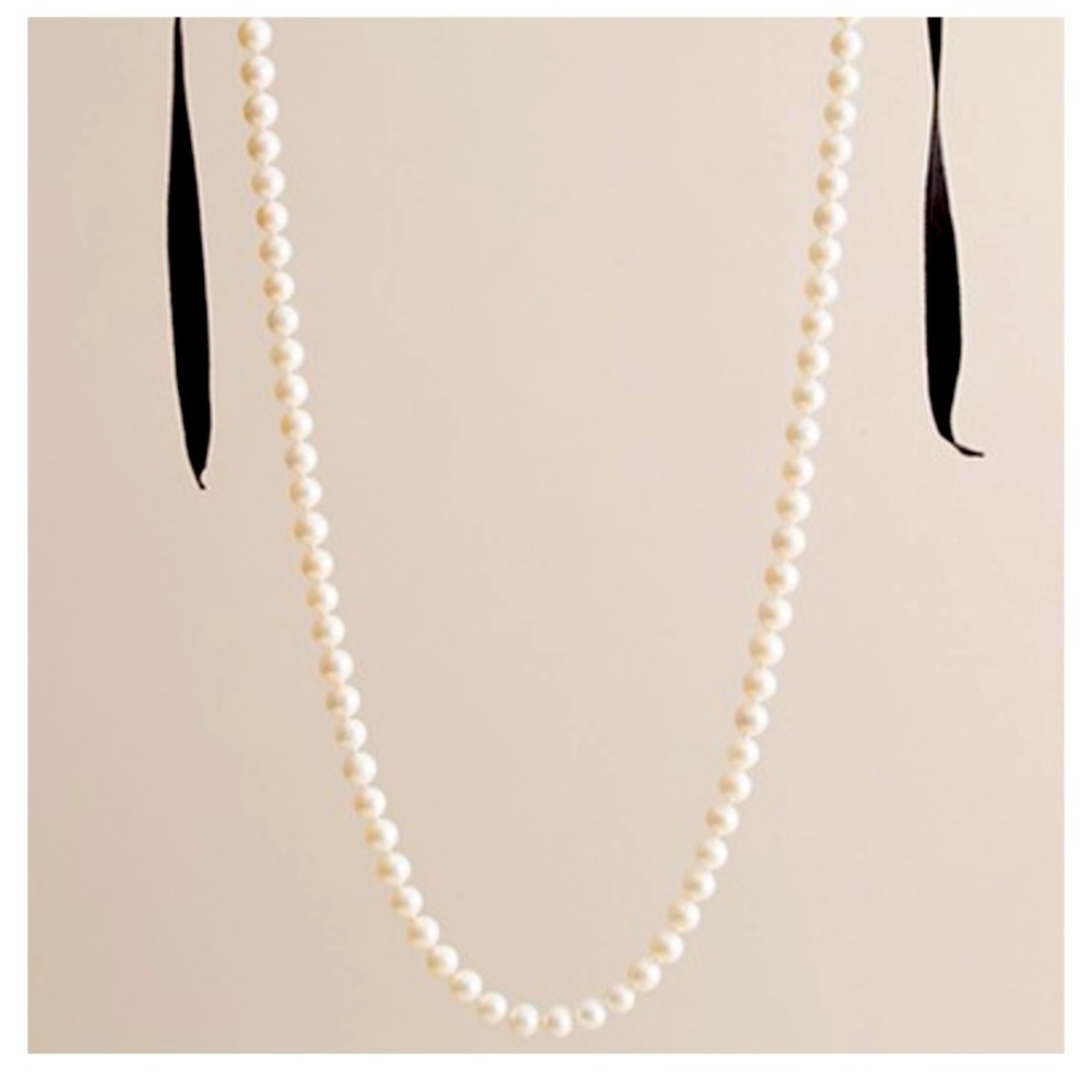 J crew genuine freshwater pearl necklace
